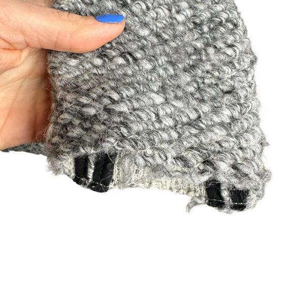 IRO Sveva Boucle Tweed Snap Front Gray Knit Jacket Women's Size 1 Small Career - Picture 11 of 14